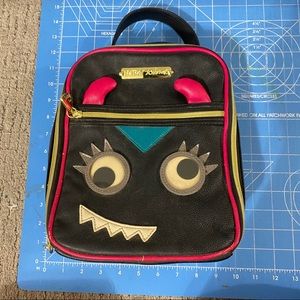 Betsey Johnson google eye monster lunch bag